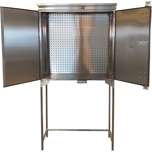 Verktøyskap med sokkel 1000x1000x400mm